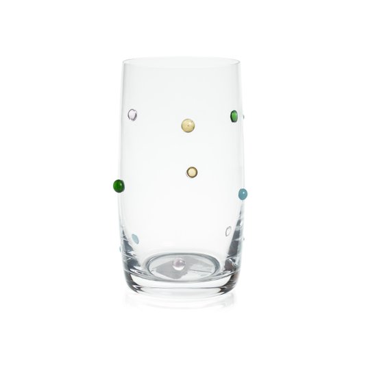 Copo em Cristal Gemas Coloridas 380 ml