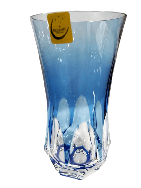 Copo Long Drink em Cristal Overley Mozart Azul Claro 400 ml
