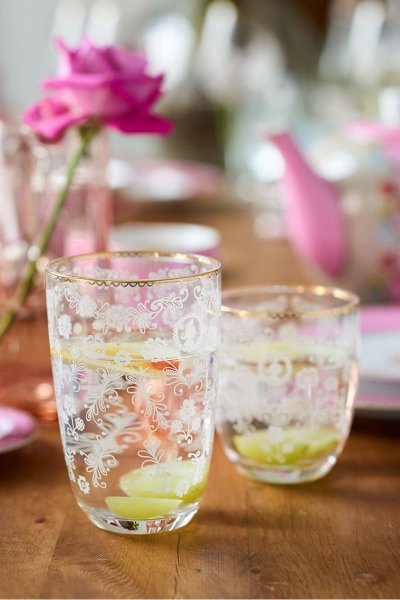 Copo Long Drink Floral Pip Studio 400 ml
