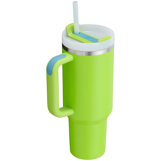 Copo Quencher Térmico com Canudo Stanley Bright Lime 1,18 litros