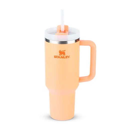 Copo Quencher Térmico com Canudo Stanley Nectarine 1,18 litros