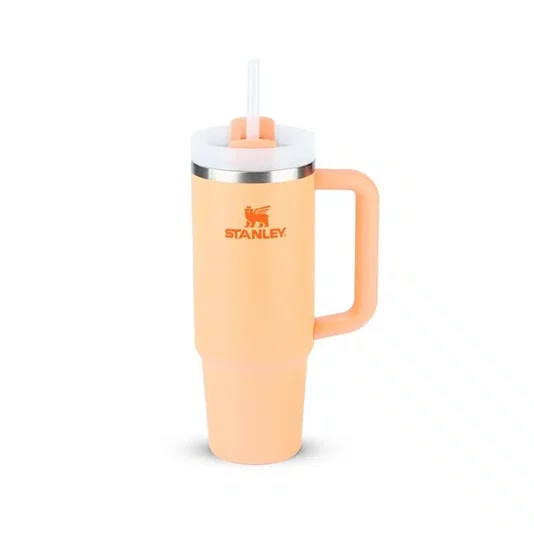 Copo Quencher Térmico com Canudo Stanley Nectarine 887 ml