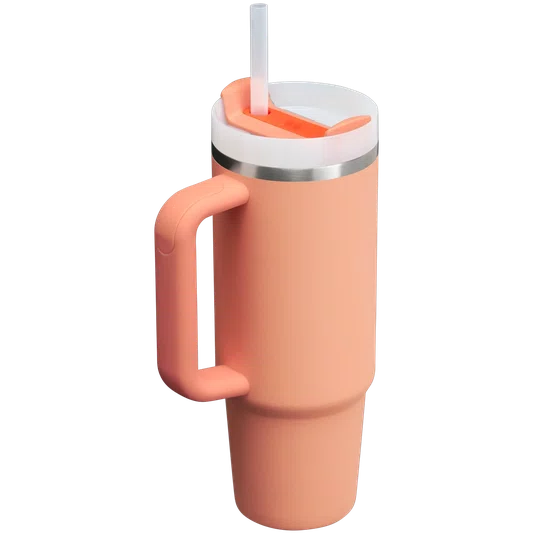 Copo Quencher Térmico com Canudo Stanley Nectarine 887 ml