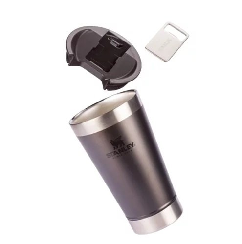 Copo Térmico de Cerveja com Tampa Stanley Charcoal 473 ml