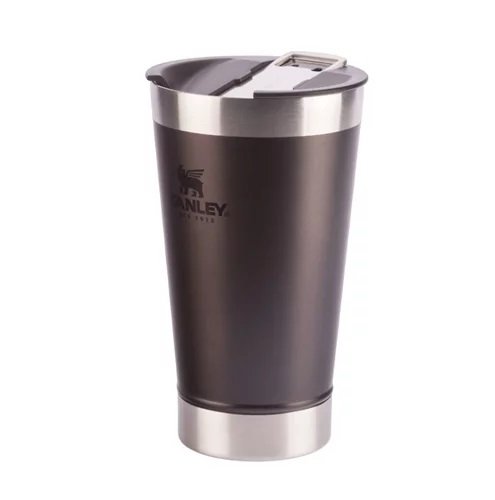 Copo Térmico de Cerveja com Tampa Stanley Charcoal 473 ml