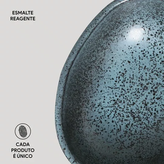 Cumbuca Oval Orgânico Night Sky Porto Brasil 14,5 cm