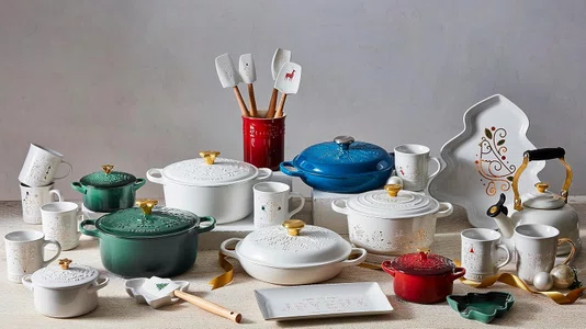 Descanso para Colher Árvore Natal Holly Le Creuset Branco 14cm