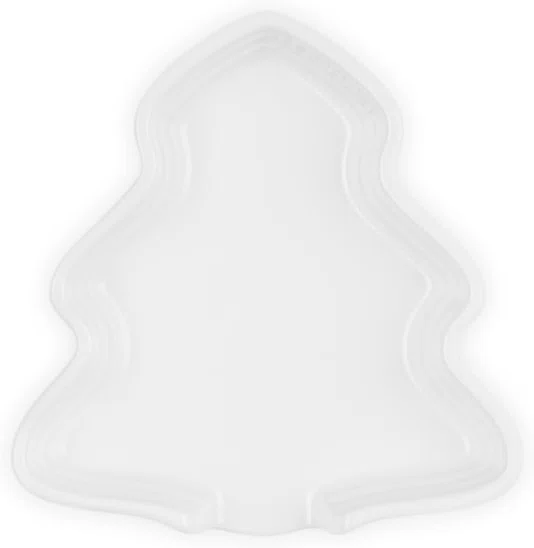 Descanso para Colher Árvore Natal Holly Le Creuset Branco 14cm