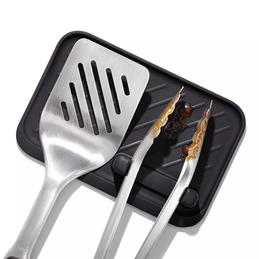 Descanso para Utensílios de Churrasco em Silicone Oxo