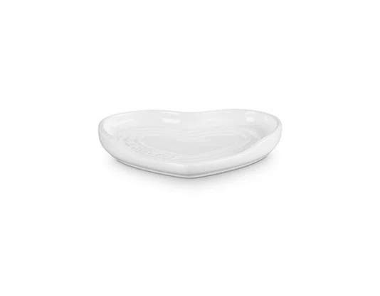 Descanso para Colher Coração Le Creuset Branco 13cm