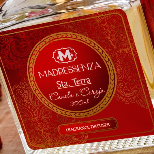 Difusor de Ambiente Canela e Cereja Madressenza 300 ml
