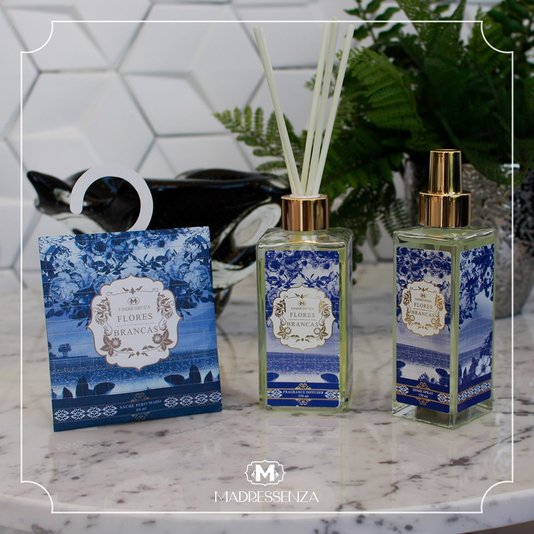 Difusor de Ambiente Flores Brancas Madressenza 250 ml