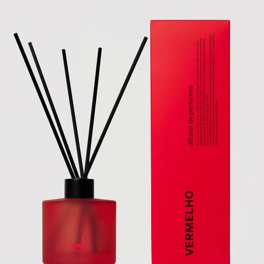 Difusor de Perfume Masp Lenvie Vermelho 200 ml