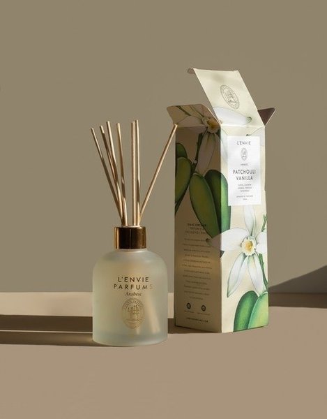 Difusor de Perfume Patchouli Vanilla Arabesc Lenvie 200 ml