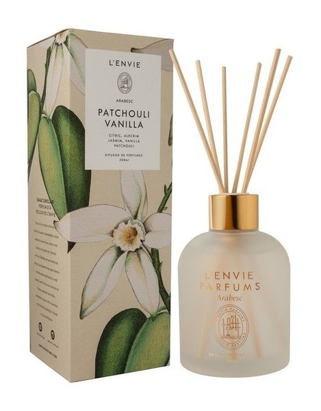 Difusor de Perfume Patchouli Vanilla Arabesc Lenvie 200 ml
