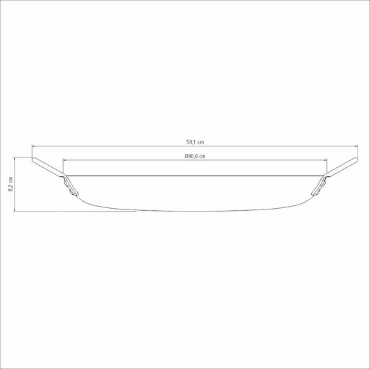 Disco Para Grelhar Tramontina Black 40 cm