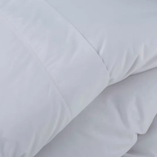 Capa Para Duvet King Pima Artelassê Branco