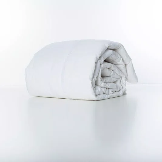 Capa Para Duvet King Linho Square Artelassê Branco