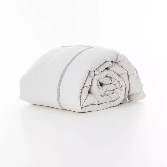 Capa Para Duvet King Square Linho Artelassê Cinza
