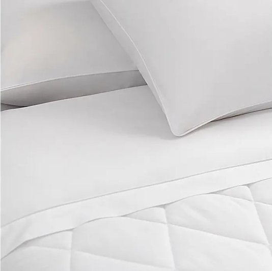 Edredom Casal 180 Fios Basic Percalle Buddemeyer Branco 2,20 x 2,40m 