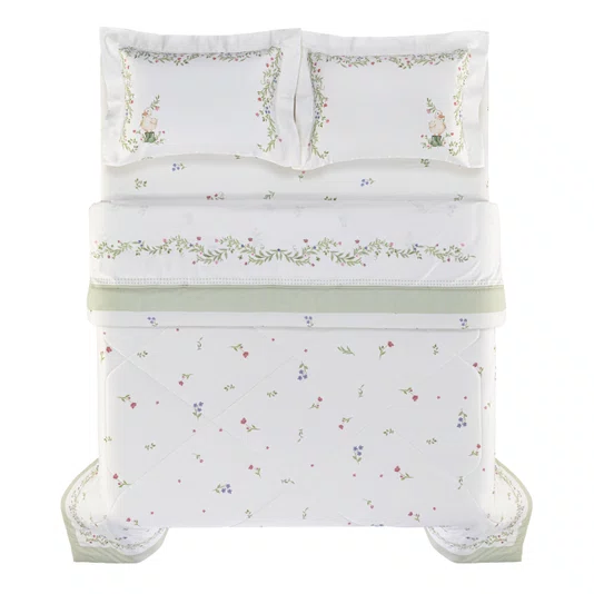 Edredom Casal Giardini 300 Fios Trussardi  220cm x 280cm