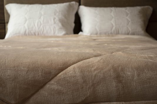 Edredom Genebra Sherpa LCL Casal Bege 1,80x2,20m