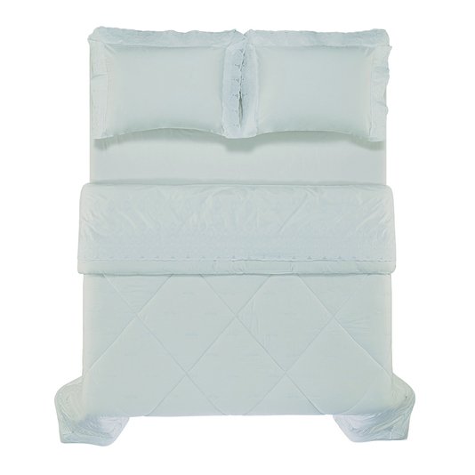 Edredom Queen 300 Fios Giancarlo Trussardi Branco