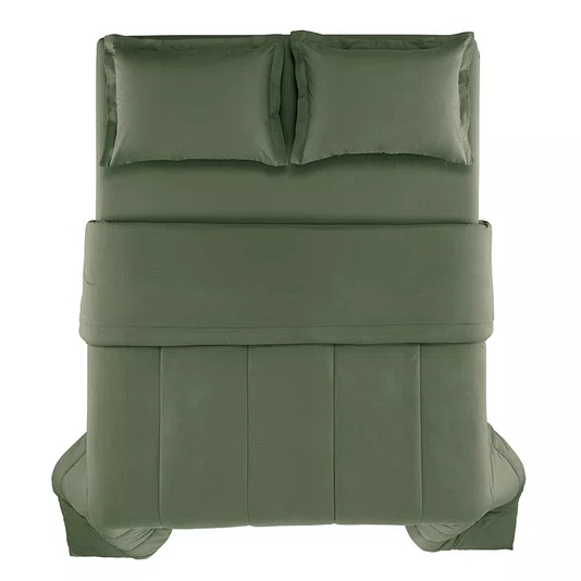 Edredom Queen Tom 200 Fios 2,40 x 2,50 Karsten Verde
