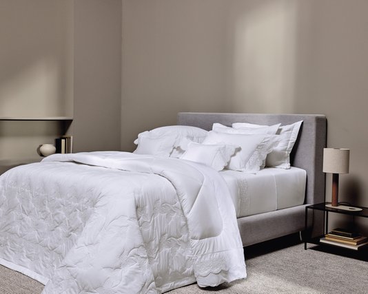 Edredom Super King Fiorita 200 Fios Trussardi 2,90 x 2,50 m