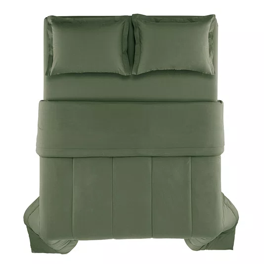 Edredom Super King Tom 200 Fios 2,90 x 2,60 Karsten Verde