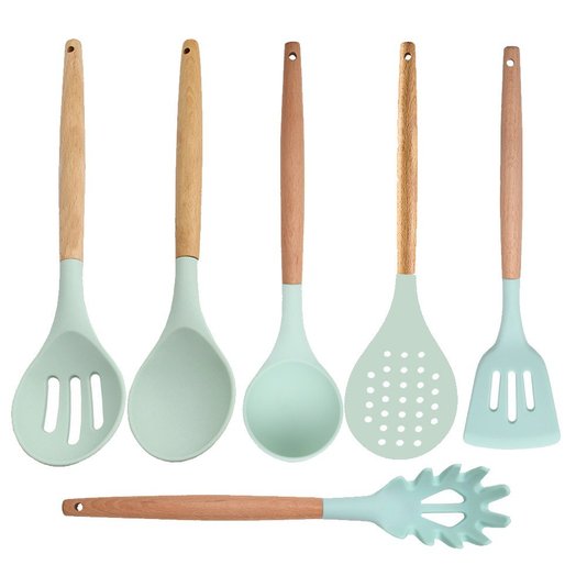 Escumadeira de Silicone Water Blue Oxford Azul 32,5cm