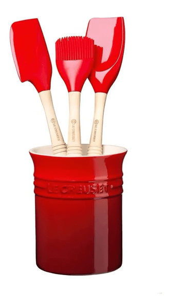 Espátula De Silicone Média Vênus Le Creuset Vermelho 
