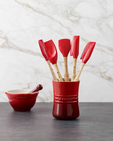 Espátula De Silicone Média Vênus Le Creuset Vermelho 
