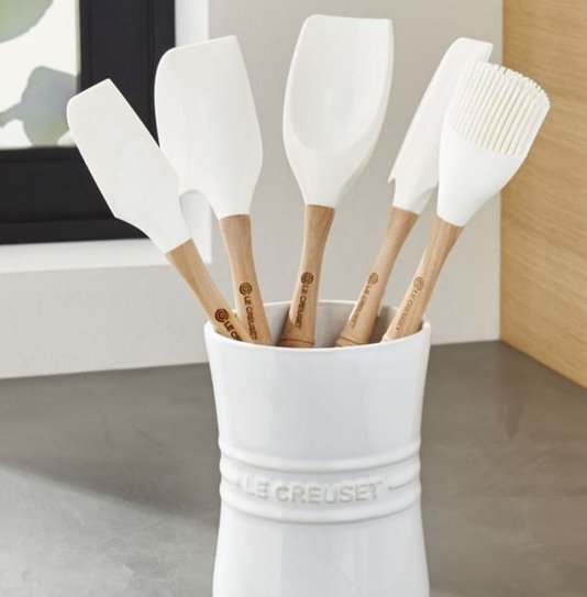 Espátula De Silicone Grande Vênus Le Creuset Branco