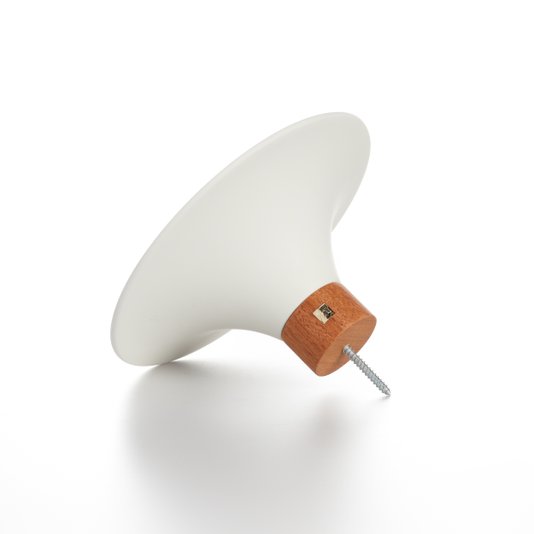 Espelho Grande Alpina Branco Fosco Iludi Design 