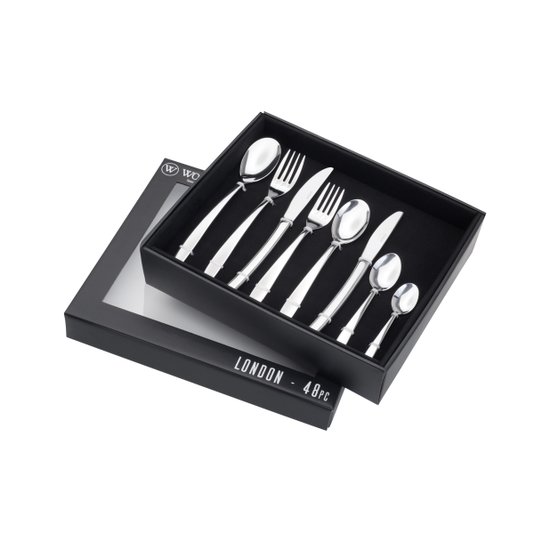 Faqueiro 48 Peças Aço Inox London Wolff