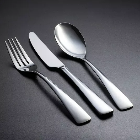 Faqueiro 48 Peças Curve St. James Aço Inox