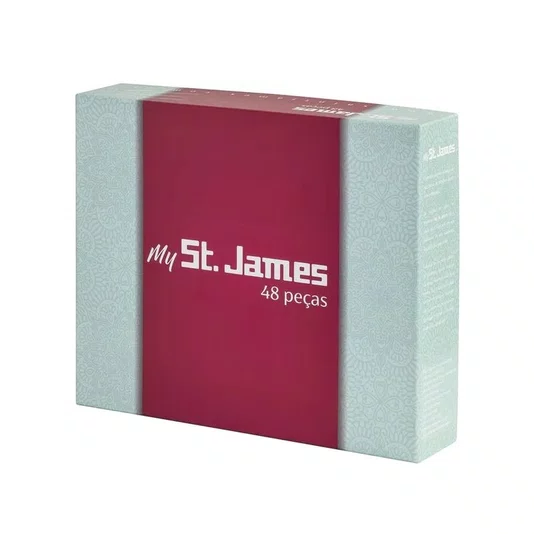 Faqueiro 48 Peças Lace St. James Inox