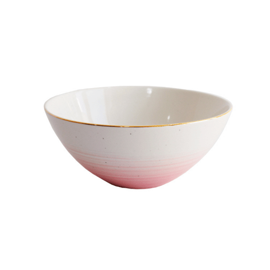 Bowl em Porcelana G Rosa Gaia Home Design 22,5 cm