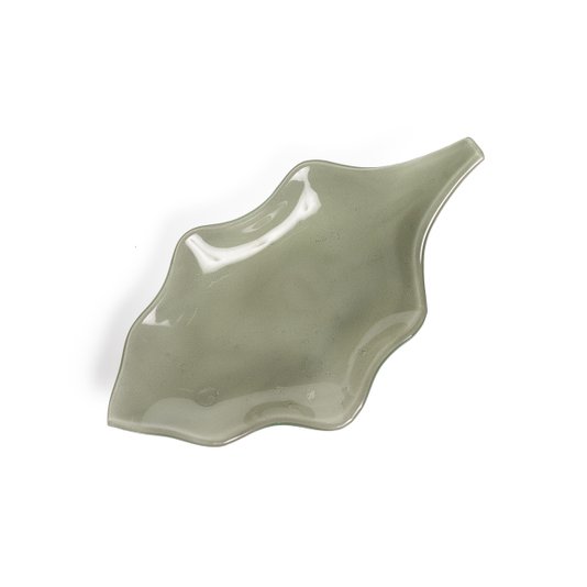 Folha Em Vidro Fendi 20 x 11  cm