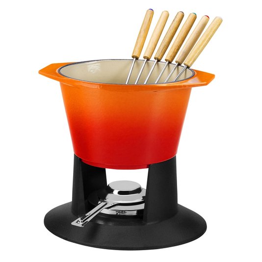 Fondue Gourmand de Ferro Le Creuset Laranja 1,6 Litros