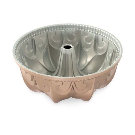 Forma para Bolo Copper Fleur de Lis Nordic Ware Marrom 23,9 x 22,4 cm