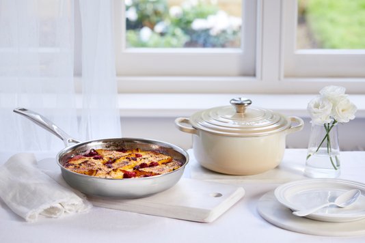 Frigideira 3-Ply Le Creuset Aço Inox 20 cm