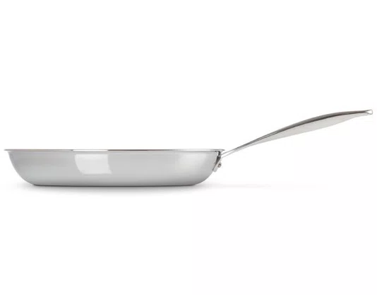 Frigideira Funda Aço Inox 3-Ply Le Creuset 24 cm