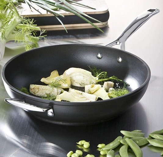 Frigideira Funda com Alça Non-Stick Ceramic Le Creuset 28 cm