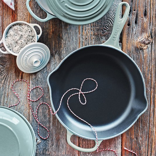 Frigideira Skillet Redonda Le Creuset Sea Salt 26 cm