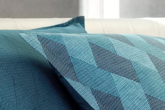 Fronha 300 Fios Algodão Orgânico Egean Wave Boss Home Estampado 50x75cm