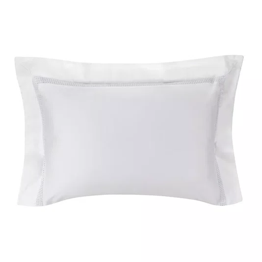 Fronha 50X70CM Marconi 300 Fios Trussardi Branco/Branco