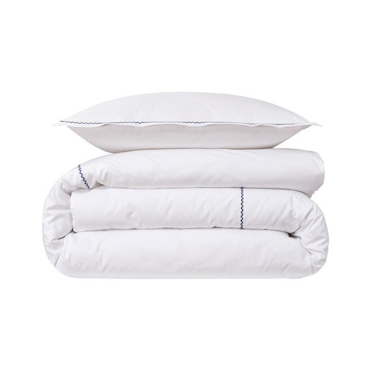 Fronha Alienor 500 Fios Pima Yves Delorme Paris Azul 50 x 75 cm