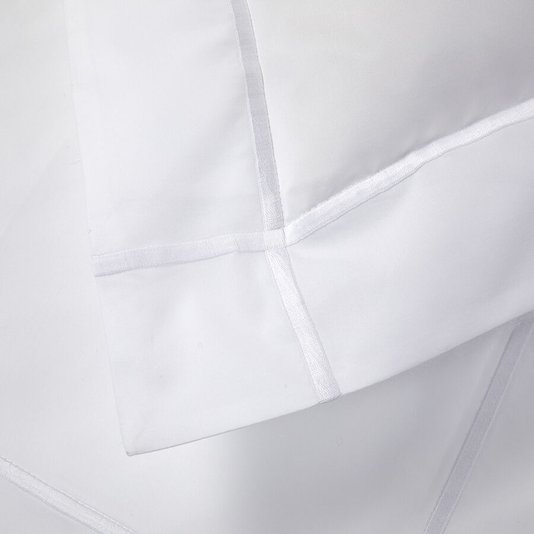 Fronha Athena 500 Fios Yves Delorme Branco 50x75cm